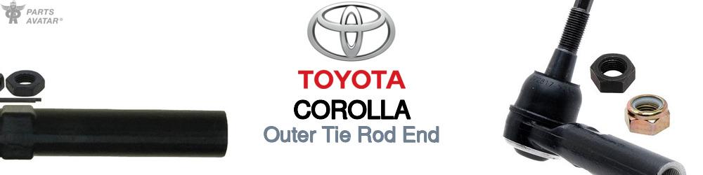 Discover Toyota Corolla Outer Tie Rods For Your Vehicle