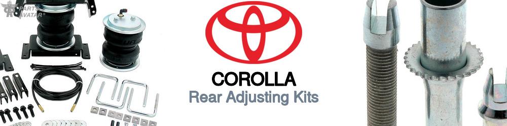 Discover Toyota Corolla Rear Adjusting Kits For Your Vehicle