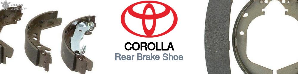 Discover Toyota Corolla Rear Brake Shoe For Your Vehicle