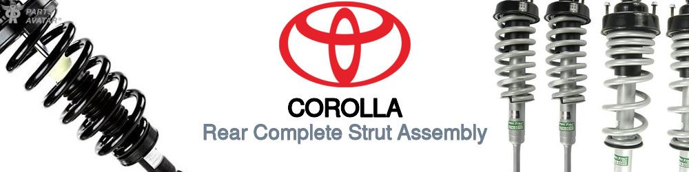 Discover Toyota Corolla Rear Strut Assemblies For Your Vehicle