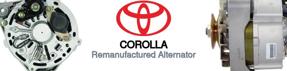Discover Toyota Corolla Remanufactured Alternator For Your Vehicle
