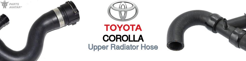 Discover Toyota Corolla Upper Radiator Hoses For Your Vehicle