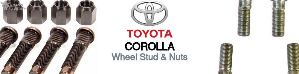 Toyota Corolla Wheel Stud & Nuts
