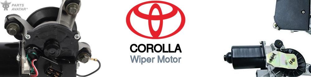 Discover Toyota Corolla Wiper Motors For Your Vehicle