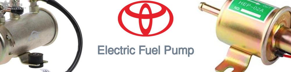 Discover Toyota Electric Fuel Pump For Your Vehicle
