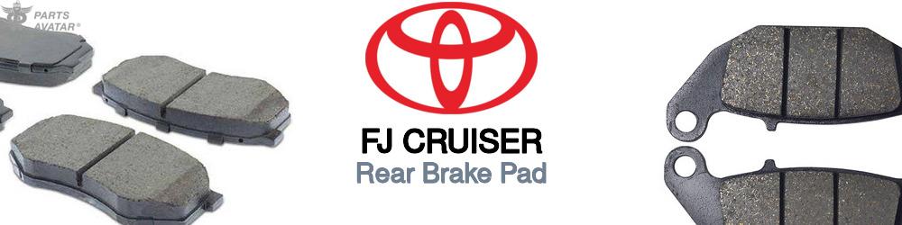 Discover Toyota Fj cruiser Rear Brake Pads For Your Vehicle