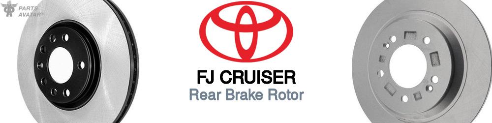 Discover Toyota Fj cruiser Rear Brake Rotors For Your Vehicle