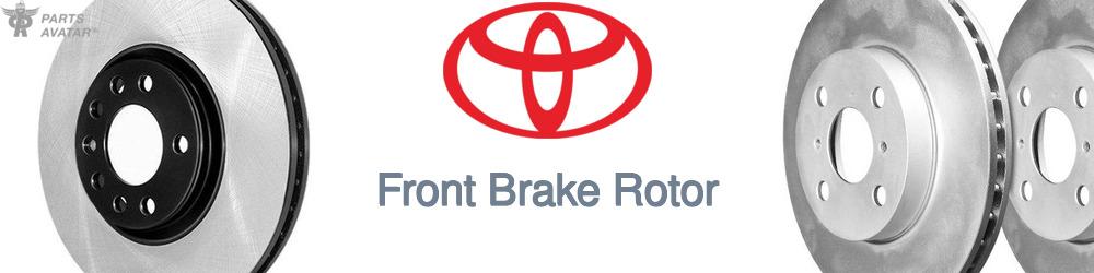 Discover Toyota Front Brake Rotors For Your Vehicle