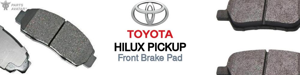 Discover Toyota Hilux pickup Front Brake Pads For Your Vehicle