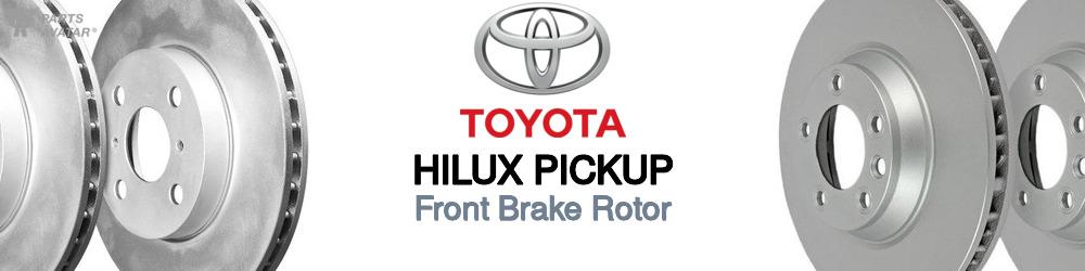 Discover Toyota Hilux pickup Front Brake Rotors For Your Vehicle