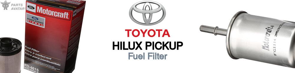 Discover Toyota Hilux pickup Fuel Filters For Your Vehicle