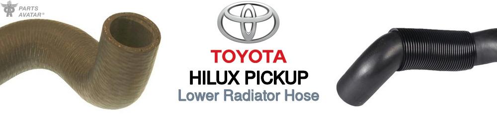 Discover Toyota Hilux pickup Lower Radiator Hoses For Your Vehicle
