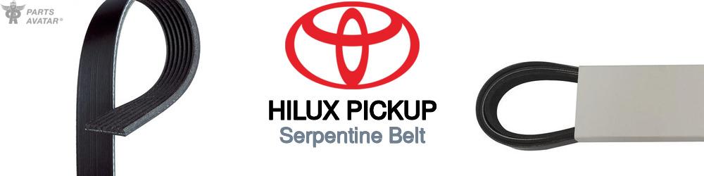 Discover Toyota Hilux pickup Serpentine Belts For Your Vehicle