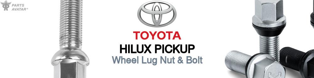 Discover Toyota Hilux pickup Wheel Lug Nut & Bolt For Your Vehicle