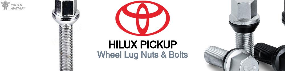 Discover Toyota Hilux pickup Wheel Lug Nuts & Bolts For Your Vehicle