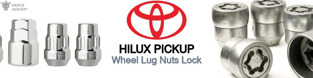 Discover Toyota Hilux pickup Wheel Lug Nuts Lock For Your Vehicle