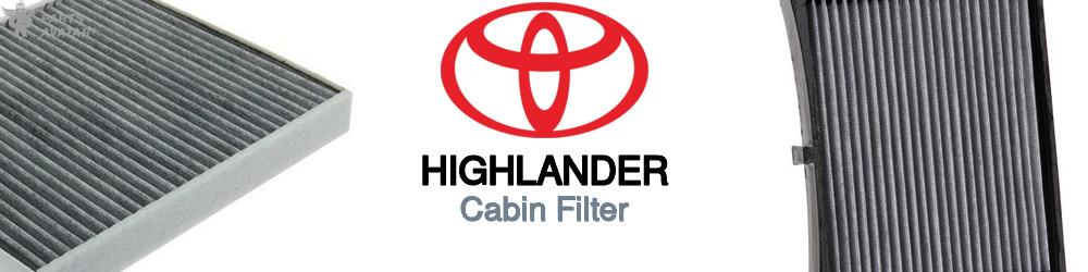 Discover Toyota Highlander Cabin Air Filters For Your Vehicle