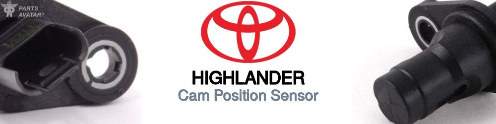 Discover Toyota Highlander Cam Sensors For Your Vehicle
