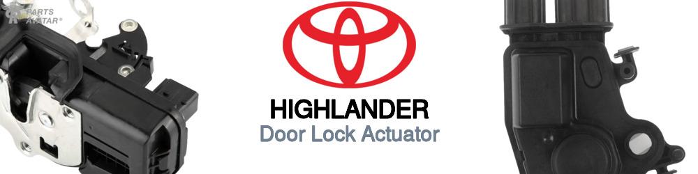 Discover Toyota Highlander Car Door Components For Your Vehicle