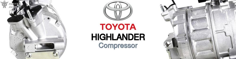 Discover Toyota Highlander AC Compressors For Your Vehicle