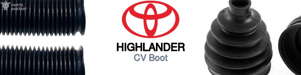 Discover Toyota Highlander CV Boots For Your Vehicle