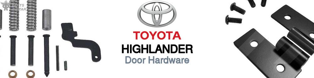 Discover Toyota Highlander Car Door Handles For Your Vehicle