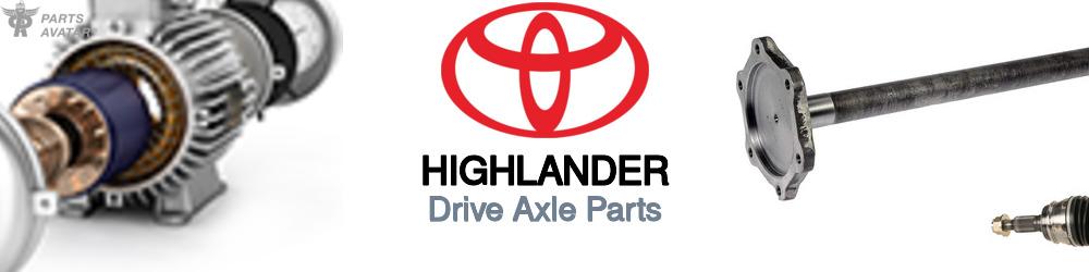 Discover Toyota Highlander CV Axle Parts For Your Vehicle