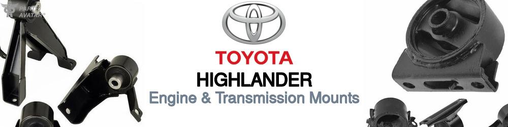 Toyota Highlander Engine & Transmission Mounts