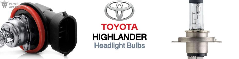 Discover Toyota Highlander Headlight Bulbs For Your Vehicle