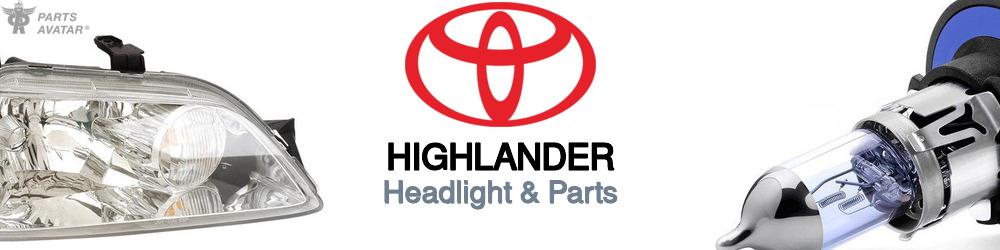 Discover Toyota Highlander Headlight Components For Your Vehicle
