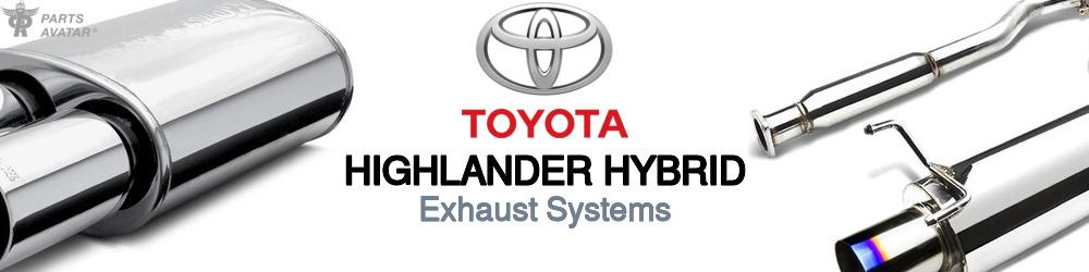 Discover Toyota Highlander hybrid Exhausts For Your Vehicle