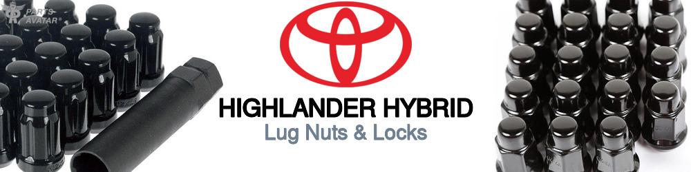 Discover Toyota Highlander hybrid Lug Nuts & Locks For Your Vehicle