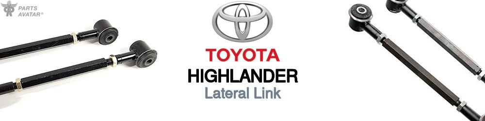 Discover Toyota Highlander Lateral Links For Your Vehicle