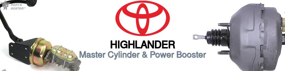 Discover Toyota Highlander Master Cylinders For Your Vehicle