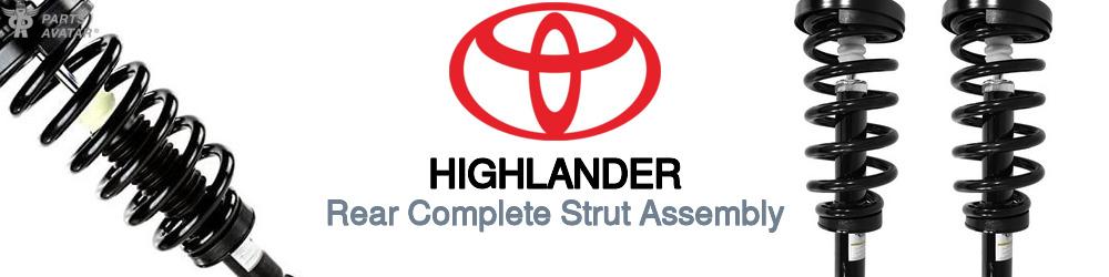 Discover Toyota Highlander Rear Strut Assemblies For Your Vehicle