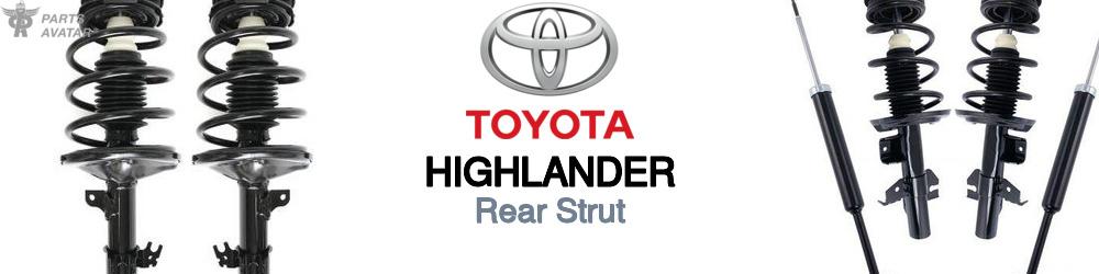 Discover Toyota Highlander Rear Struts For Your Vehicle