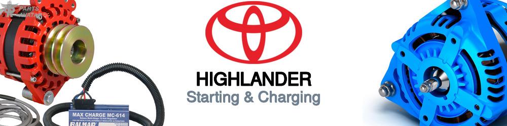 Discover Toyota Highlander Starting & Charging For Your Vehicle