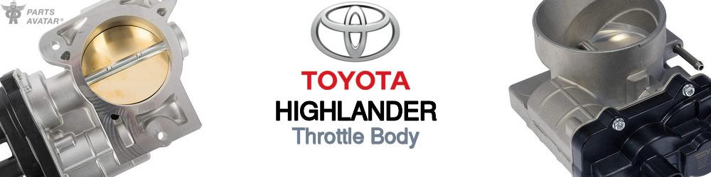 Discover Toyota Highlander Throttle Body For Your Vehicle