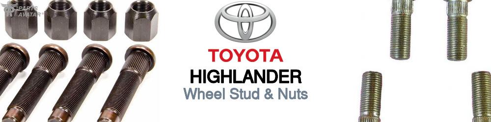 Discover Toyota Highlander Wheel Studs For Your Vehicle