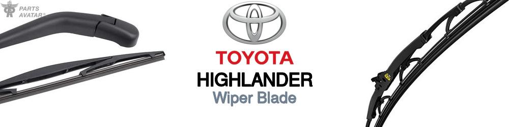 Discover Toyota Highlander Wiper Blades For Your Vehicle