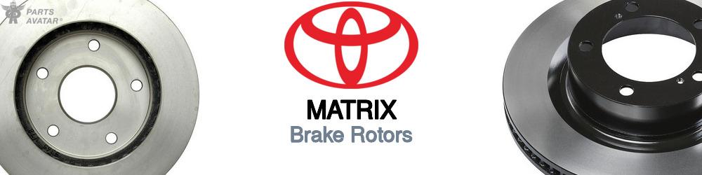 Discover Toyota Matrix Brake Rotors For Your Vehicle
