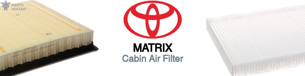 Discover Toyota Matrix Cabin Air Filters For Your Vehicle