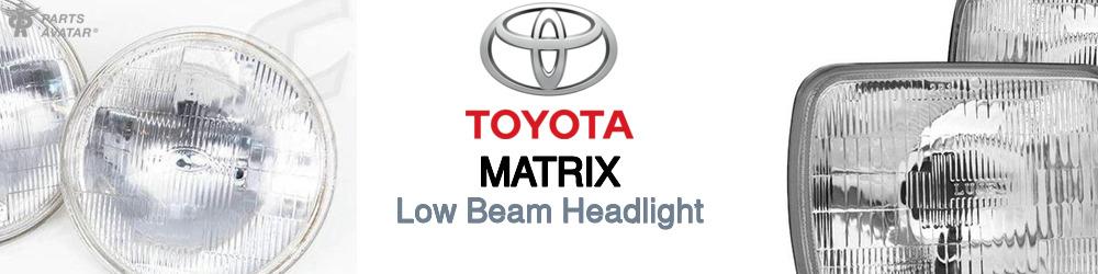 Discover Toyota Matrix Low Beam Bulbs For Your Vehicle