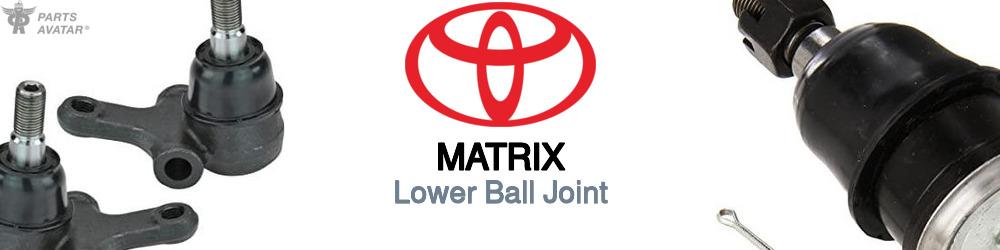 Discover Toyota Matrix Lower Ball Joints For Your Vehicle