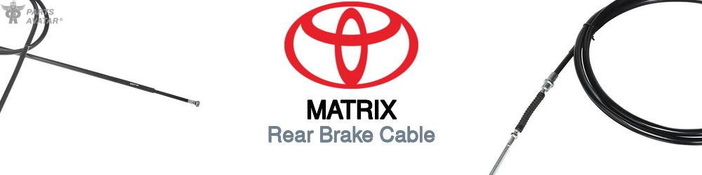 Discover Toyota Matrix Rear Brake Cable For Your Vehicle