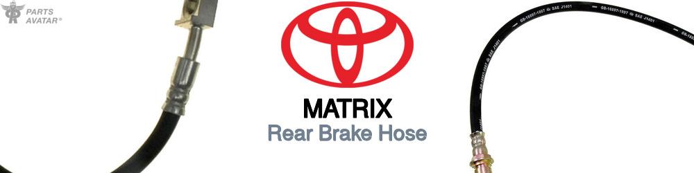 Discover Toyota Matrix Rear Brake Hoses For Your Vehicle