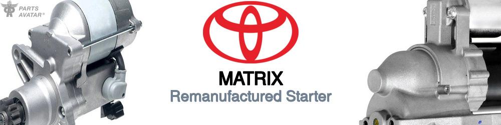 Discover Toyota Matrix Starter Motors For Your Vehicle