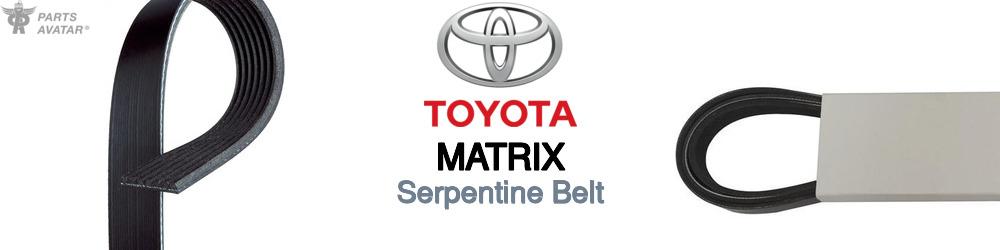 Discover Toyota Matrix Serpentine Belts For Your Vehicle