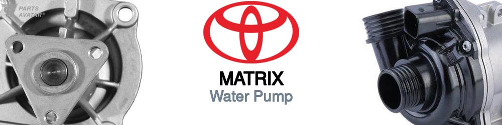 Discover Toyota Matrix Water Pumps For Your Vehicle