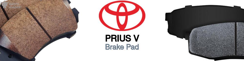 Discover Toyota Prius v Brake Pads For Your Vehicle
